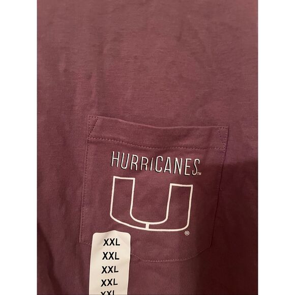 Captivating University Of Miami Hurricanes Long Sleeve Shirt NEW NWT - Picture 2 of 4